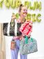 Preview: 50x70 cm Zuschnitt Kunstleder Happy Leo mint/koralle by Cherry Picking von Swafing